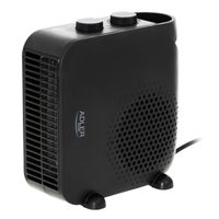 Adler AD 7725B - Chauffage ventilateur électrique - 2000W - Noir