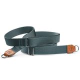 Leica 18568 Carrying Strap fabric / leather cognac - petrol