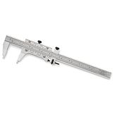 Starrett 123Z-6 Vernier Caliper, Staal, Nib Style Jaw, 0-6" Range, -0.0005" nauwkeurigheid, 0.001" resolutie