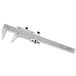 Starrett 123Z-6 Vernier Caliper, Staal, Nib Style Jaw, 0-6" Range, -0.0005" nauwkeurigheid, 0.001" resolutie
