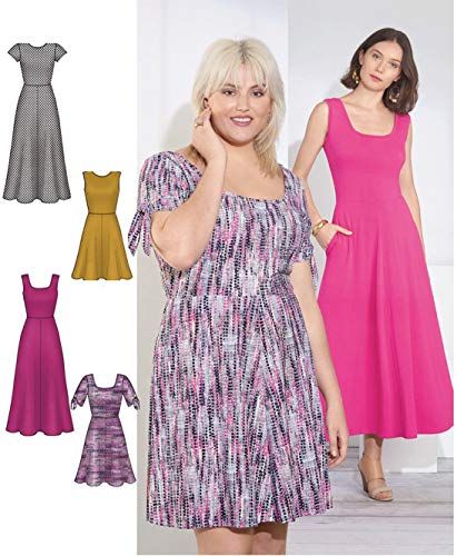 SIMPLICITY Naaipatroon S8874 - Dames gebreide jurk