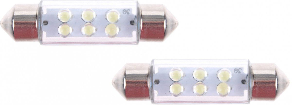 Grundig Autolampen C5w Led 36 Mm 12 Volt Wit 2 Stuks