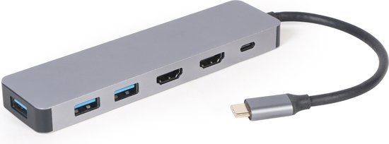 Cablexpert USB-C multi adapter 3-in-1