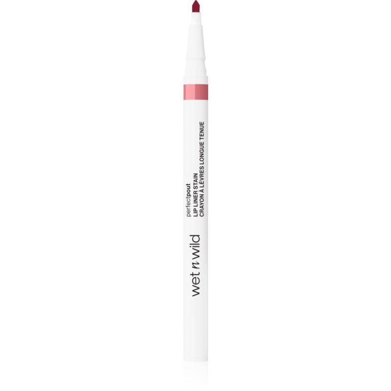 Wet n Wild Perfect Pout Lip Liner Stain, Vlekvrije Tint voor het Omlijnen van de Lippen, Spitse Punt voor Hoge Precisie en Platte Kant voor Gemakkelijk Inkleuren, Langhoudend, I'm Blushing