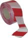 Merkloos Afzetlint - Rood/Wit Gestreept - 500 meter - Kunststof