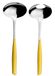 Bugatti gl6u-021 F14/15 Glamour, 2-delige set saladezaden zan/staal geel 16 x 26 x 3 cm