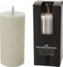 Firenze Home LED kaars - creme wit - D7,5 x H15 cm - met timer