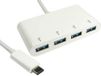 RS PRO, USB 3.1 USB-hub, 4 USB-poorten, USB C, USB