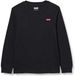 Levi's® Kids Batwing Chesthit T-shirt Met Lange Mouwen Zwart 4 Years Jongens, Meisjes
