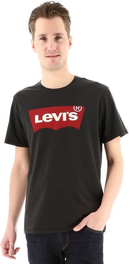 Levi's T-shirt Zwart XL - Maat XL - 5415211983625