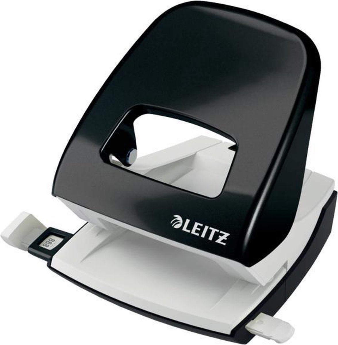 Leitz NeXXt WOW Metalen Kantoorperforator - 2-Gaats - Perforeert Tot 30 Vellen - Zwart
