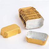 García de Pou 224.81 capsules 'Petits Fours' 4,7 x 3,7 x 1,5 cm, goudkleurig aluminium (1000 stuks)