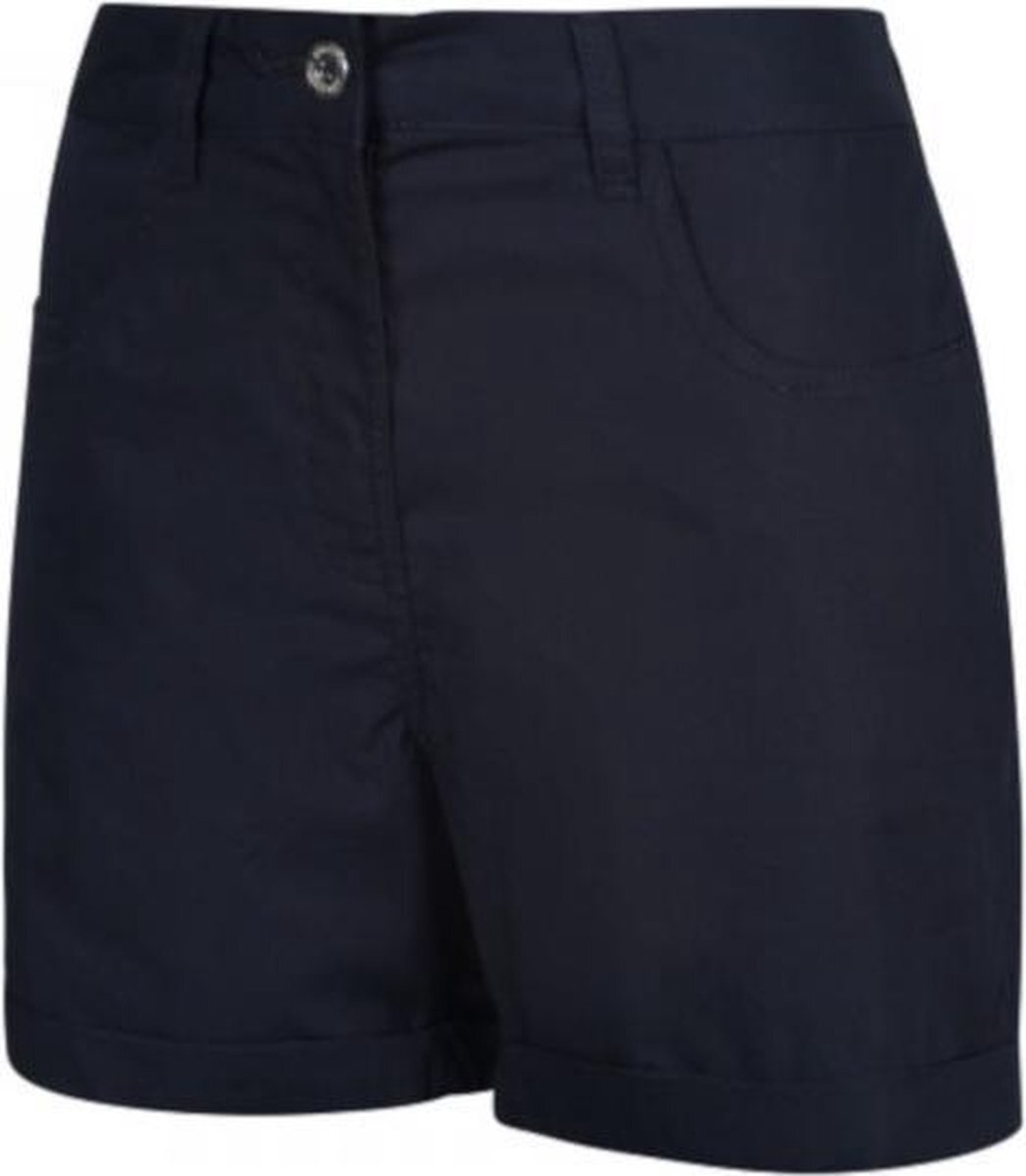 Regatta outdoorshort Pemme dames katoen navy