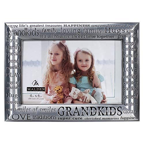 Malden International Designs Moderne fotolijst - 4x6 - zilver