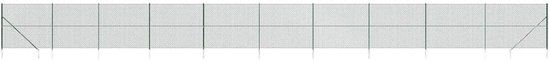vidaXL Gaashek met grondankers, groen, 1,8 x 25 meter