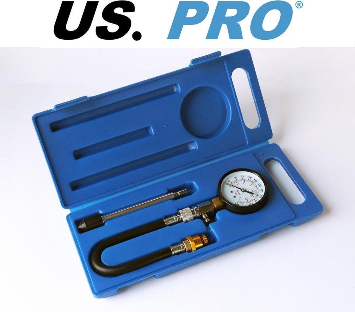 US.PRO tools by Bergen Compressie test set voor benzine motoren - 7445902564589