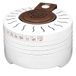 MPM MSG-17 Elektrische droogautomaat, 4 stapelbare tabletten van 28 cm, BPA-vrij, droogt fruit, groenten, kruiden, vlees en meer, 250 watt, wit