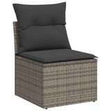 VidaXL 3326201 Loungeset Donkergrijs