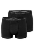 Schiesser 2PACK Shorts Cotton Flex - Heren - Onderbroek zwart