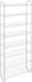 Metaltex Schoenenrek, 8 etages, metaal, zilver, 23 x 64 x 165 cm
