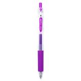 Campus Candy Gelpen, navulbare kleurpotloden met lijnbreedte 0,7 mm, gel-roller, sneldrogend en waterdicht (balpen, paars, 1 stuks)