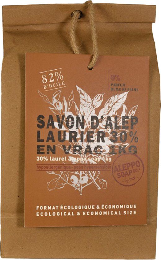 Aleppo Soap Co Zeep 30% Laurier - 1 kg