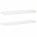 vidaXL - Afdekprofiel - voor - tuinranden - 2 - st - 100 - x - 20 - x - 5 - cm - Staal - Wit