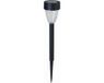 Luxform Lampe de jardin solaire - Noir - Effet LED Souple