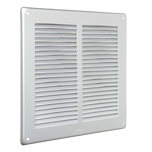 La Ventilazione GAL24R Quadra rooster van aluminium zilver