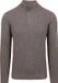 Suitable Mou Half Zip Trui Taupe - Maat XL - Heren