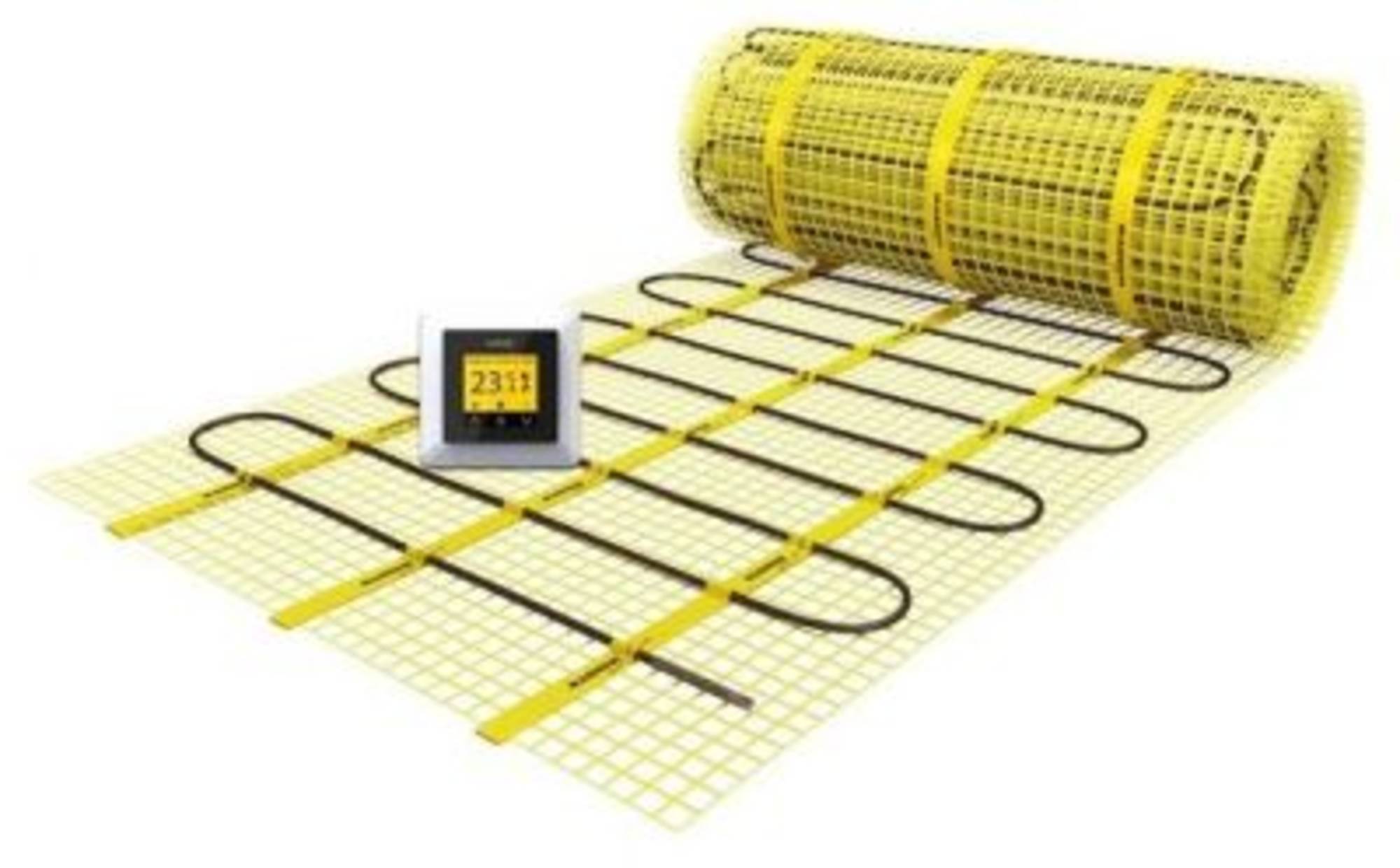 MAGNUM Millimat elektrische vloerverwarming 525 watt 3 5 m2 met klokthermostaat 200705