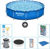 Bestway Rond Steel Pro Zwembad - 366 x 76 cm - Blauw
