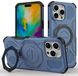 Selected by GSMpunt.nl Hoesje geschikt voor Apple iPhone 16 Pro Max | Compatibel met MagSafe / Qi2 | 360° Draaibare Magnetische Standaard | Back Cover Kickstand Ring | Blauw