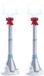 Lemax Snowflake Lamp Post, Set Of 2, B/o (4.5v)