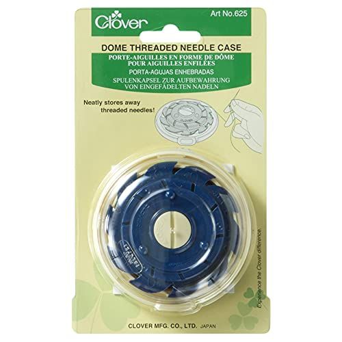 Clover Dome Schroefdraad Naald Case, Blauw, 1