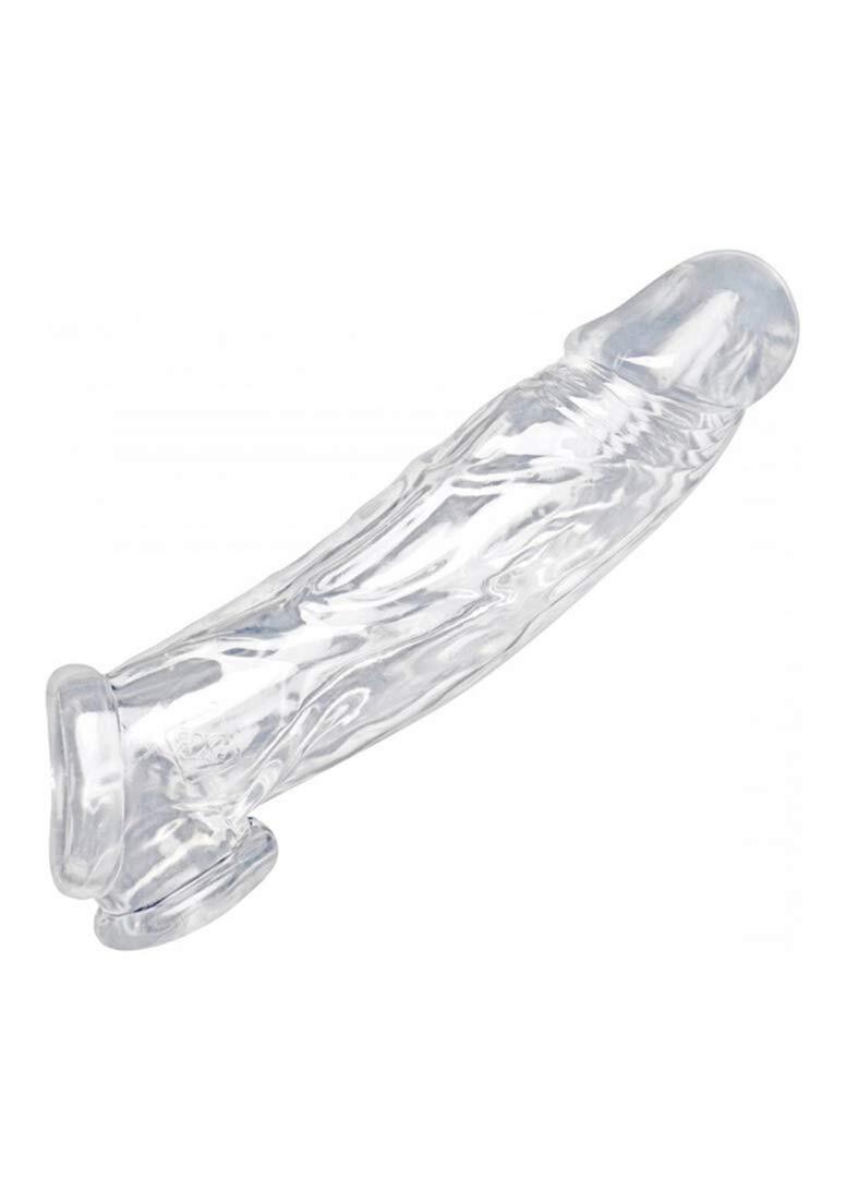 Size Matters Realistic Clear Penis Enhancer and Ball Stretcher - Transparent