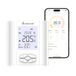 SALCAR Wifi Thermostat for Gas Boiler/Underfloor Heating, Water, Programmable with Humidity, Compatible with Amazon Alexa and Google Home, Tuya Thermostat Head