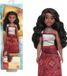 MATTEL Vaiana poupée, cheveux bouclés, vêtements en tissu, 5 points d'articulation, bracelet et collier inclus