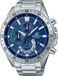 CASIO EDIFICE Horloge, quartz uurwerk, mineraalglas, waterdicht tot 10 ATM, grijs