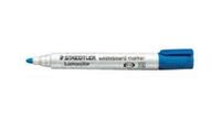 Staedtler Lumocolor Whiteboard Marker Blauw Wigvormige Punt 10 Stuks