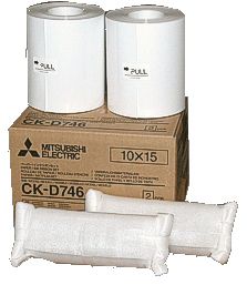 Mitsubishi Electric Mitsubishi CK-D746 - Fotopapier - 4" x 6" - 800 vel - Wit
