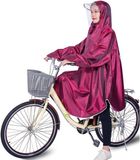 Unyqoos® Poncho de vélo imperméable avec capuche et bandes réfléchissantes pour la sécurité