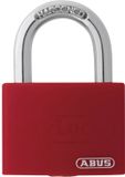 Abus aluminium hangslot T65AL/40 rood
