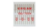 Organ Needles 5129000 machinenaalden, zilver, 70/100 maat, 10 telling
