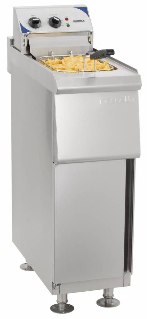 Casselin Elektrische Friteuse met Onderstel RVS | 10L