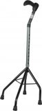 Able2 Vierpoot Wandelstok - Grijs/Zwart - Aluminium - 90 cm