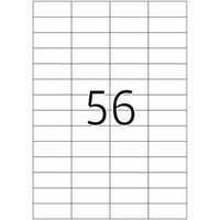 HERMA Special - Papier - mat - verwijderbare zelf-klevende laag - wit - 52.5 x 21.2 mm 1400 etiket(ten) (25 vel(len) x 56 etiketten