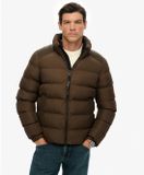 Superdry Sports Pufferjas Heren Gewatteerde Jas Slate Brown S