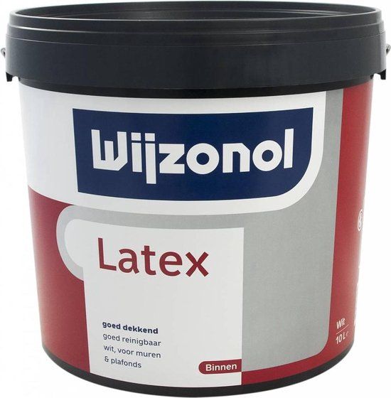Wijzonol Latex Muurverf - Wit - 10 liter - Mat
