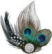 Comair 3150153 Pretty Fashion épingles à cheveux ondulées, 500 pièces, 59 mm, noir